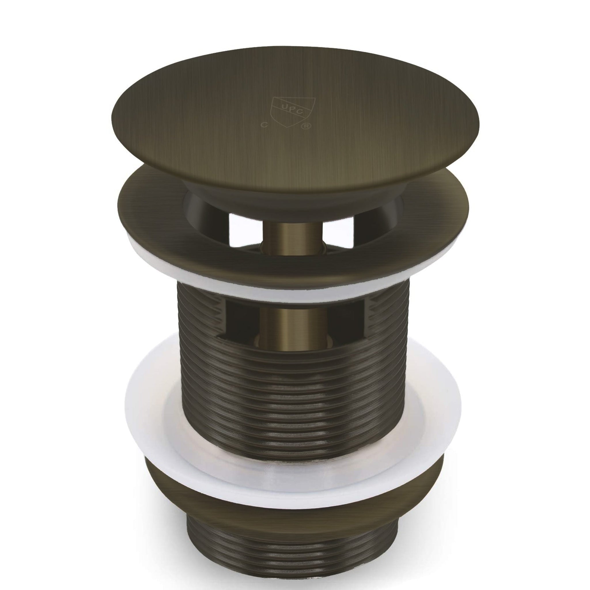 PULSE ShowerSpas Universal PopUp Bath Tub Drain in Oil Rubbed Bronze