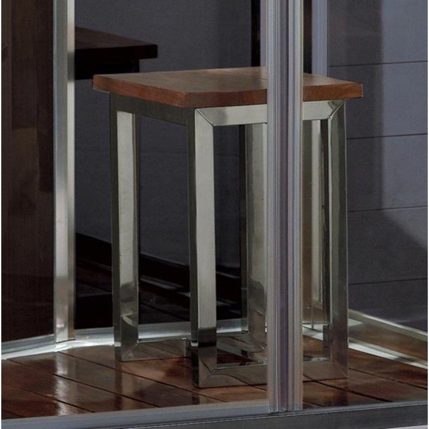 Platinum 59" x 35" x 87" Two-Person Black Framed Rectangle Walk-In Steam Shower With Hinged Door 6 Massage Jets & LED Chromatherapy Lighting