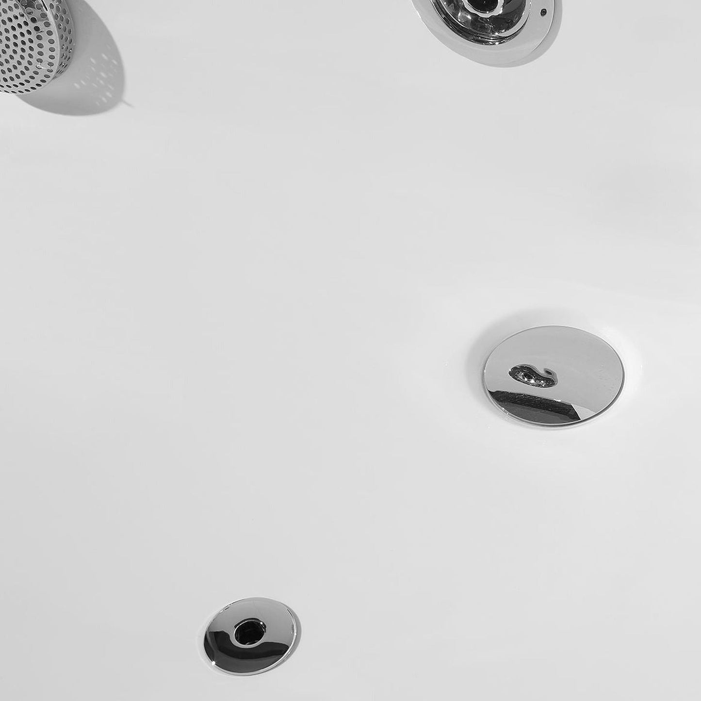 Platinum 70" x 32" x 25" One-Person Rectangle Whirlpool Bathtub With Right-Hand Drain Waterfall Spout 22 Jets & Handheld Shower