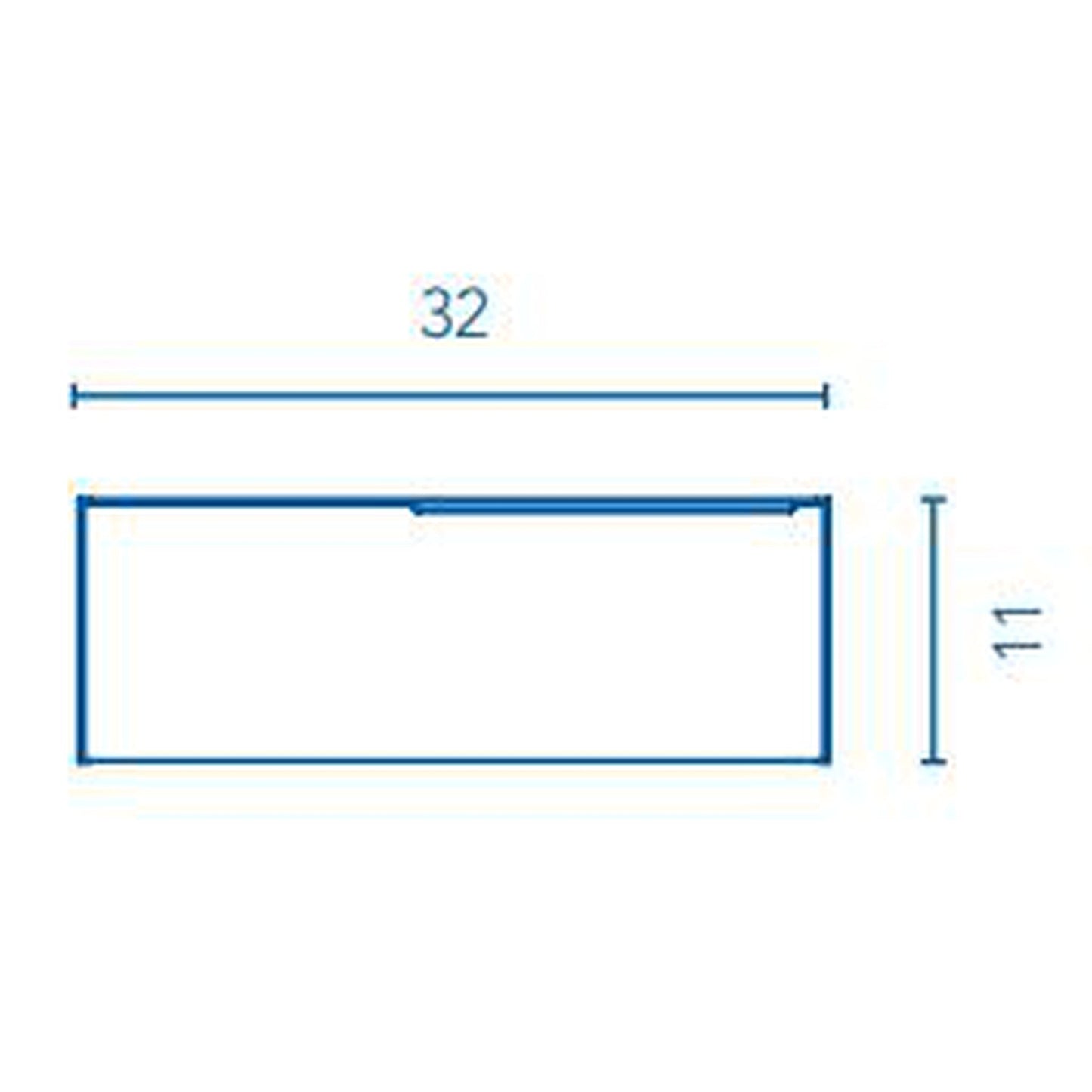 Royo Mio 32" x 18" White Oak Modern Wall-mounted Vanity With 1 Drawer and Sand Handle