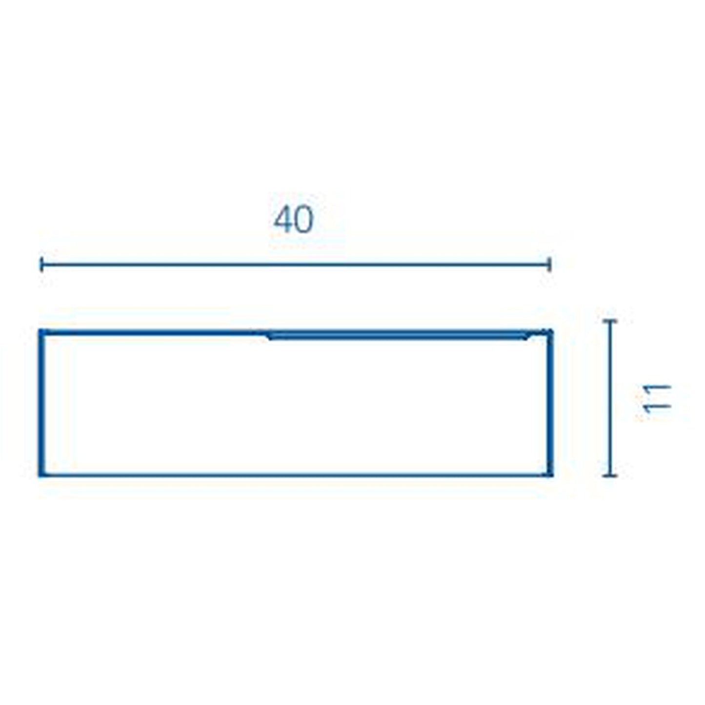 Royo Mio 40" x 18" Sand Matt Modern Wall-mounted Vanity With 1 Drawer and Sand Handle