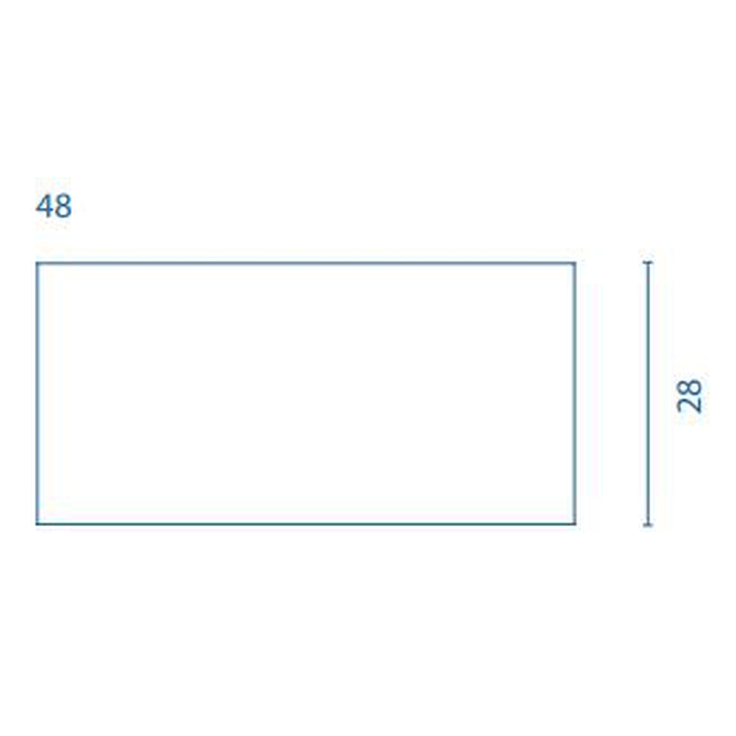 Royo Murano 36" x 28" Rectangle Vanity Mirror