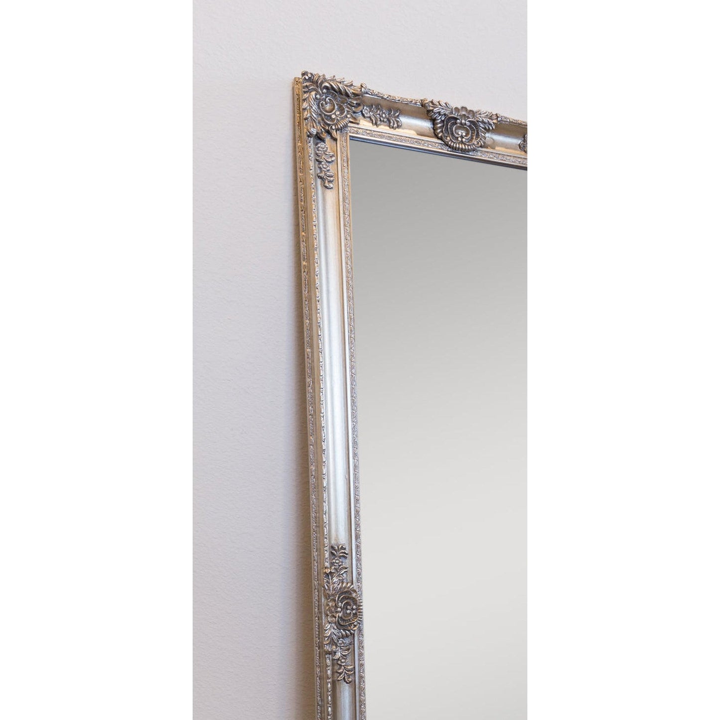SBC Decor Mayfair Belle 19" x 60" Wall-Mounted Full Length Wood Frame Dresser Mirror In Champagne Gold Finish