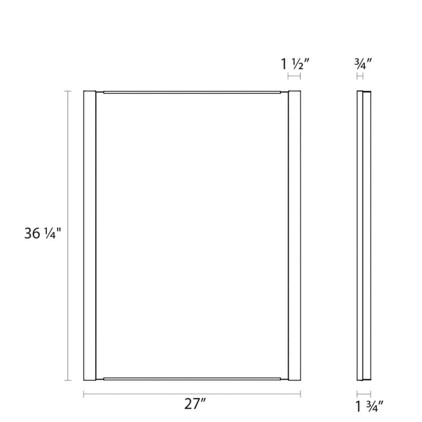 SONNEMAN 36" Slim Vanity LED Mirror Kit