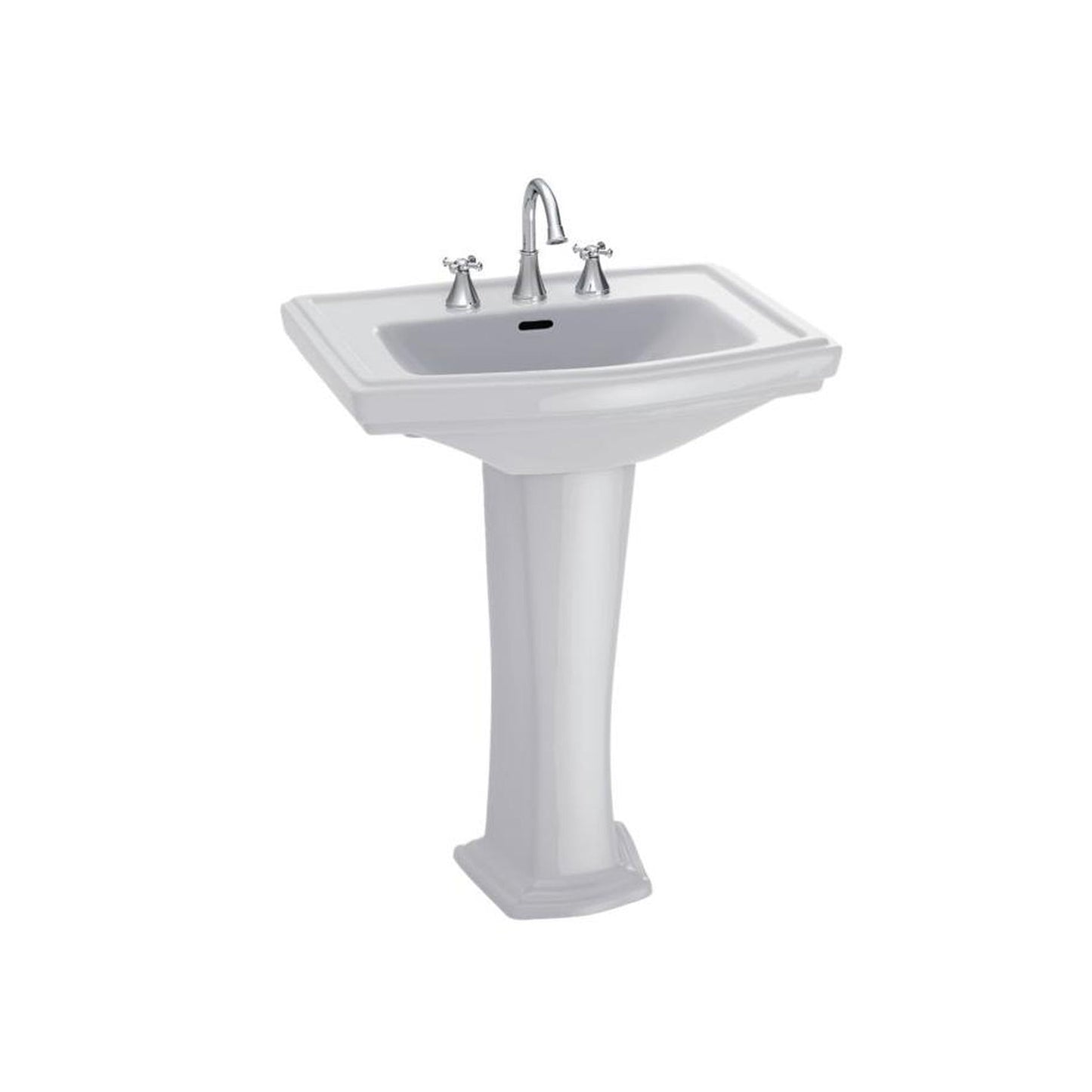 TOTO Clayton 1-Hole Lavatory and Ped Cotton