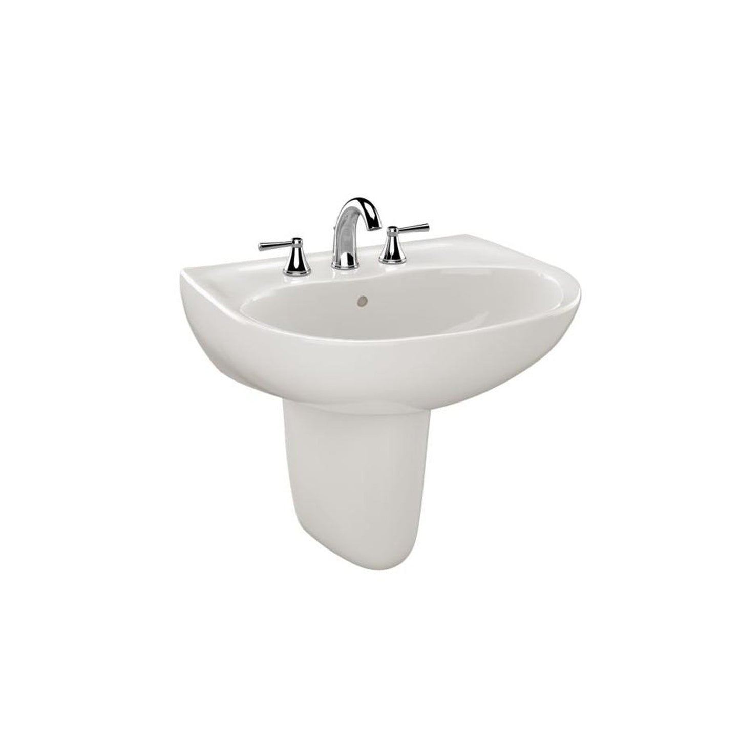 TOTO Supreme 1-Hole Lavatory and Shrd Colonial White