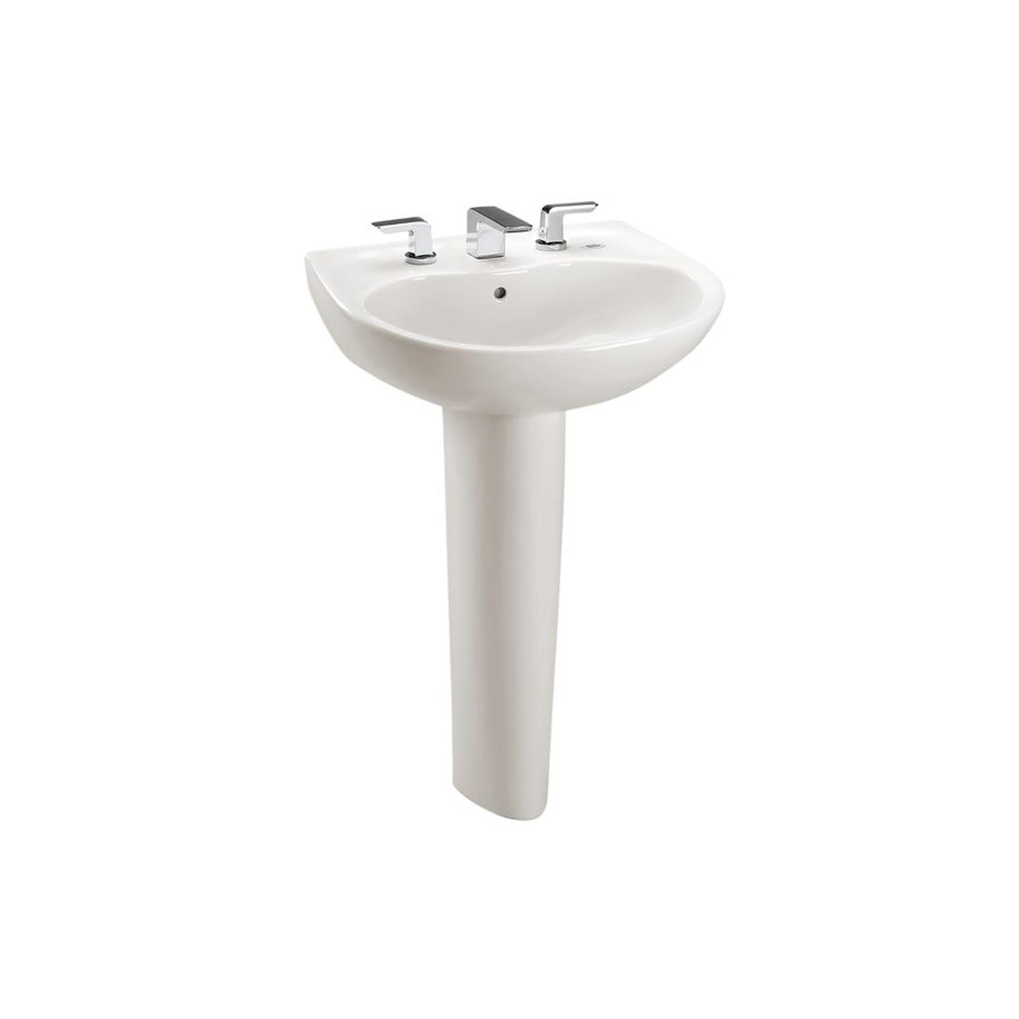 TOTO Supreme 4” Center Lavatory and Ped Colonial White