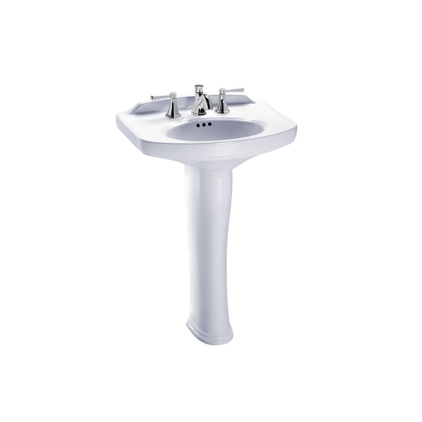 TOTO Dartmouth 8" Pedestal Lavatory Cotton