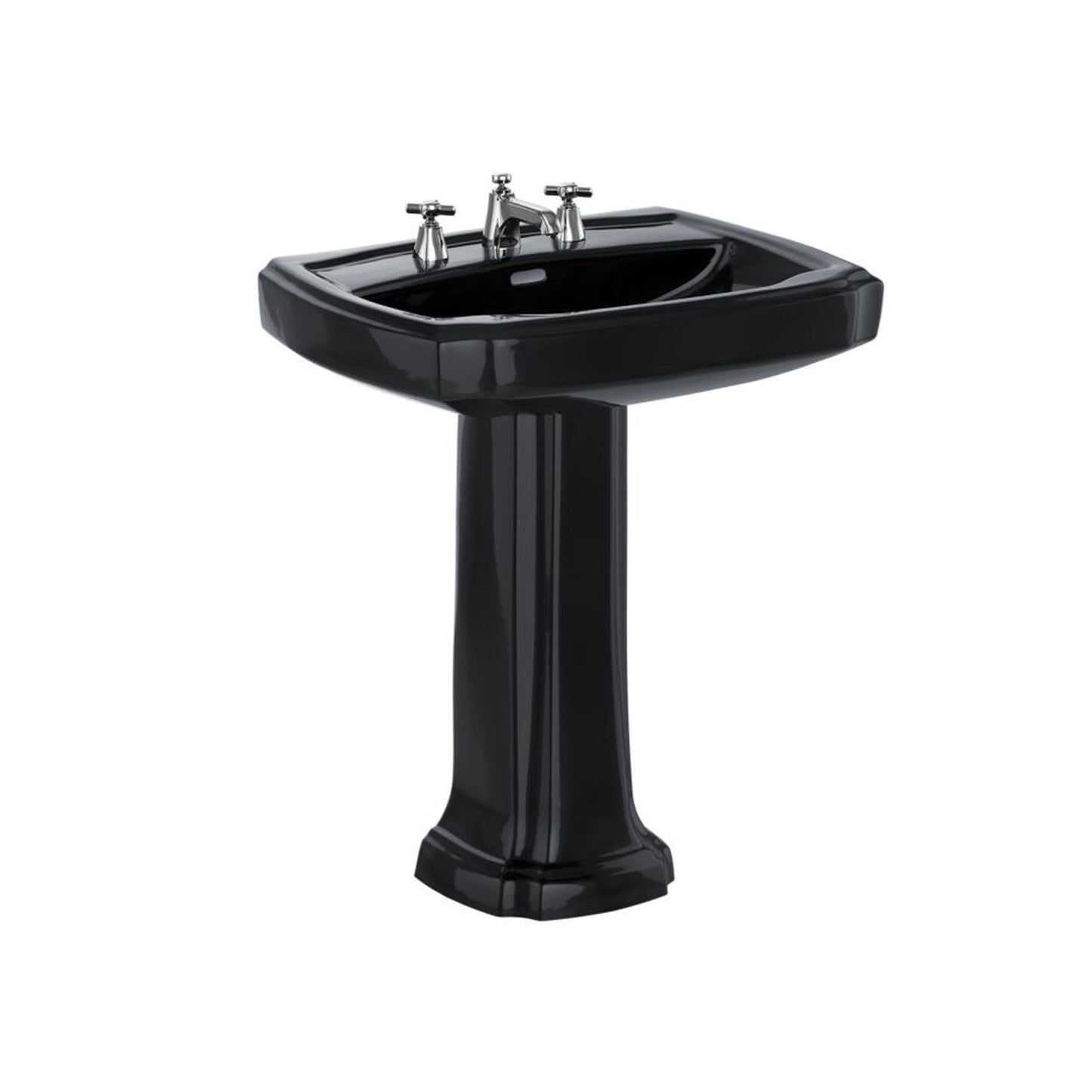 Toto Guinevere 27-1/8” Lav & Ped Single Hole Ebony