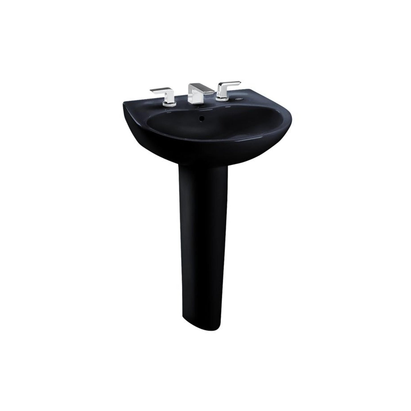 Toto Supreme 8” Center Lav & Ped Ebony