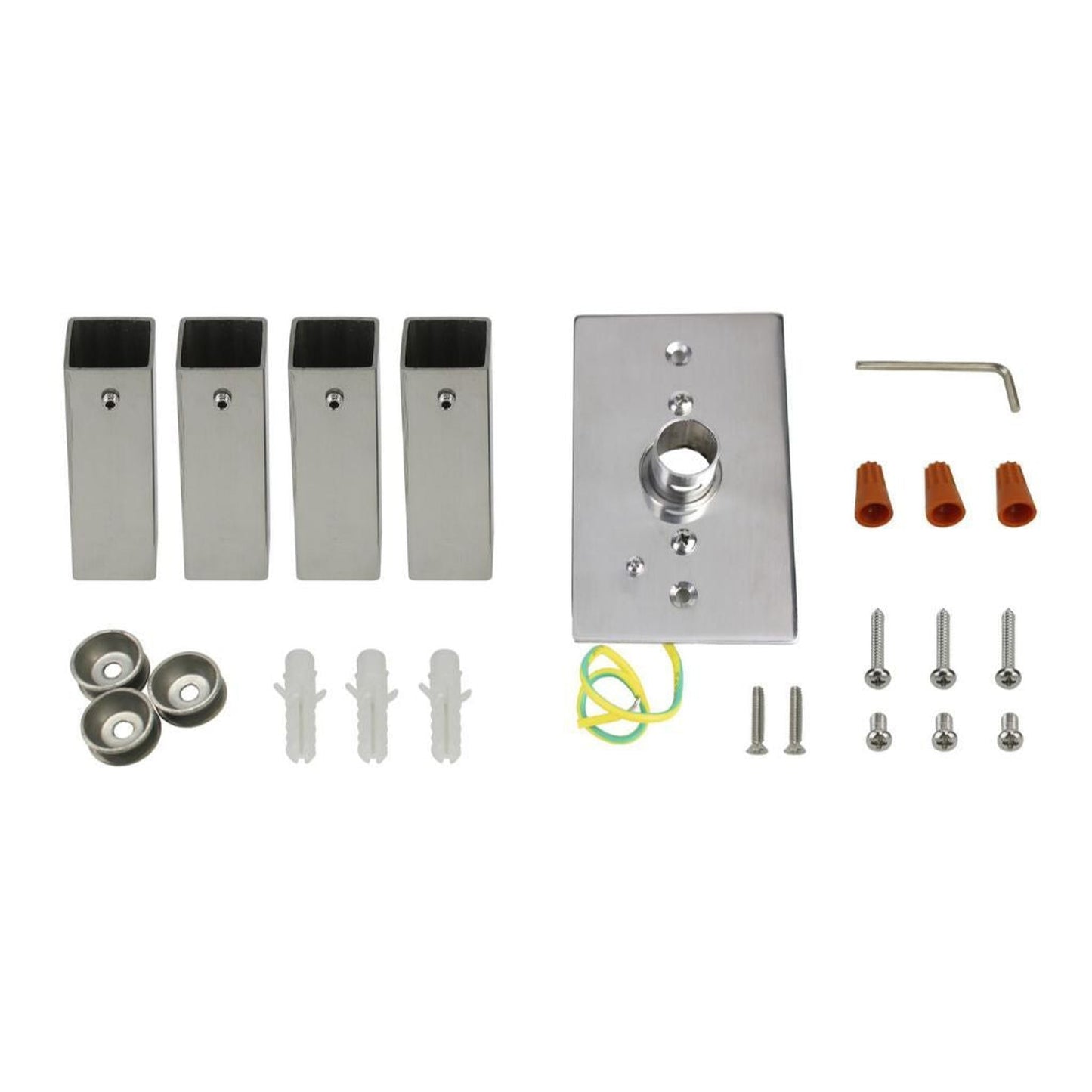 WarmlyYours Grande 12 21" x 41" Polished Stainless Steel Wall-Mounted 12-Bar Hardwired Towel Warmer