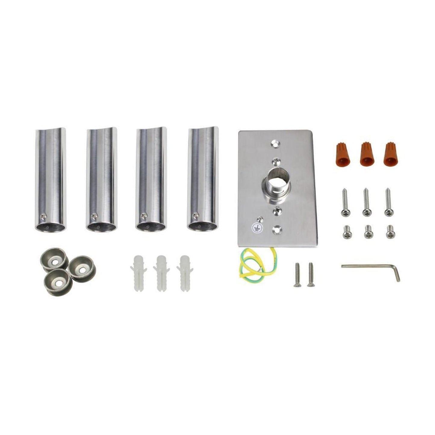 WarmlyYours Vida 24" x 59" Polished Stainless Steel Wall-Mounted 21-Bar Hardwired Towel Warmer