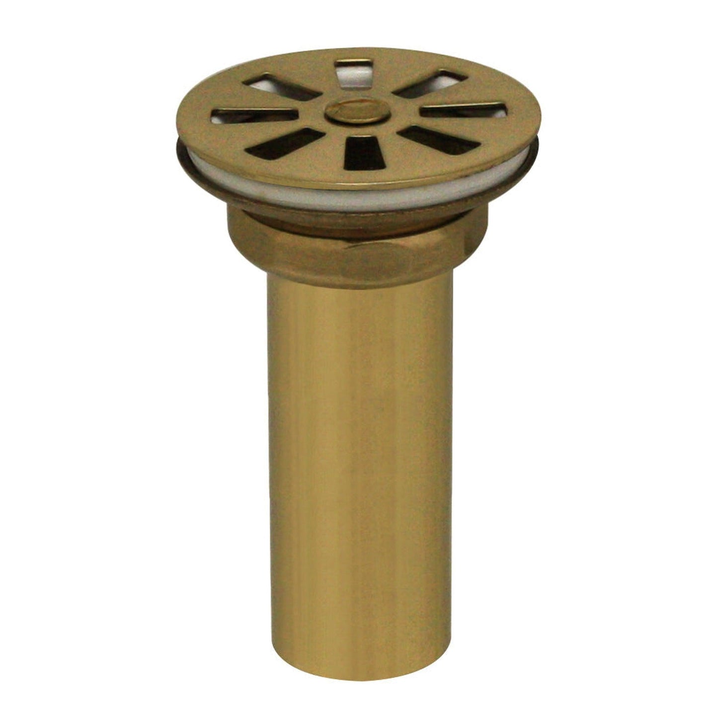 Whitehaus 10.415-B Polished Brass Grid Drain