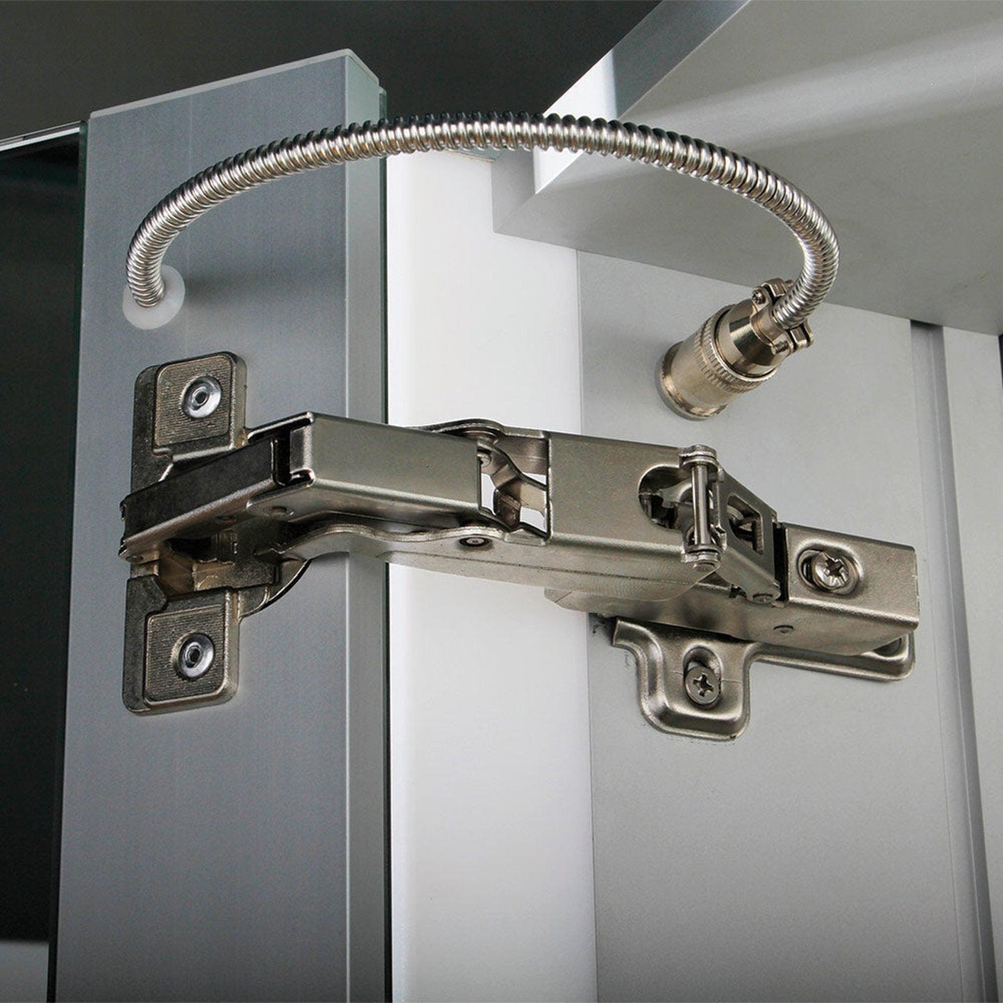 Whitehaus Musichaus WHFEL8069-S Double Mirrored Door Medicine Cabinet With USB, SD Card, Bluetooth, FM Radio, Speakers, Defogger, & Dimmer