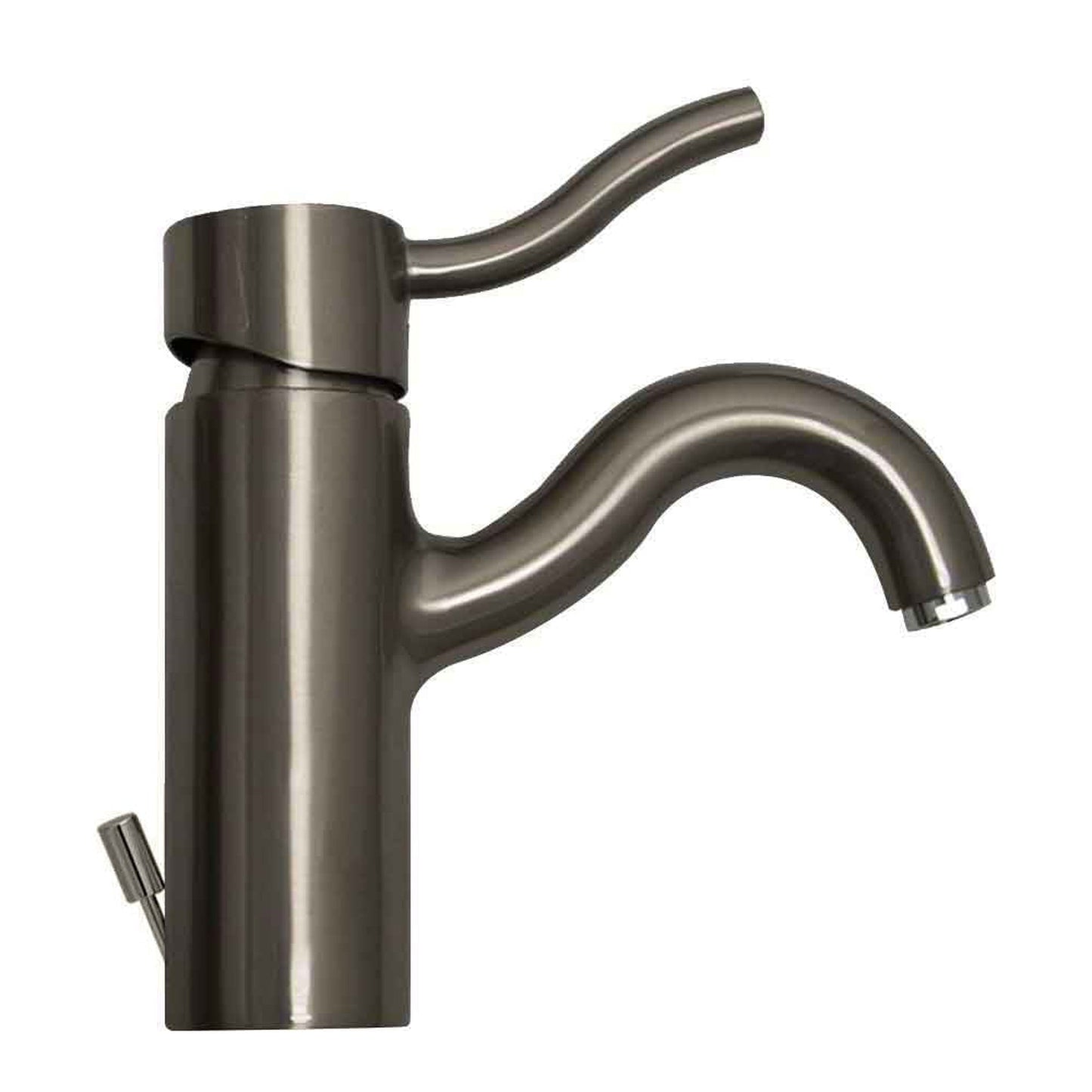 Whitehaus Venus 3-4440-BN Brushed Nickel Single Hole/Single Lever Lavatory Faucet With Pop-up Waste