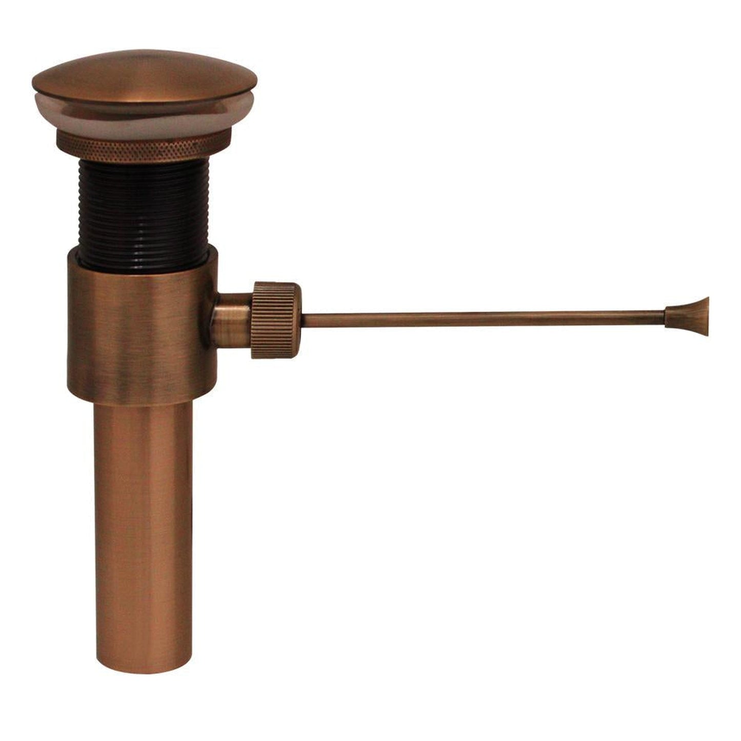 Whitehaus WHP314-1-ACO Antique Copper Pop-up Mechanical Drain