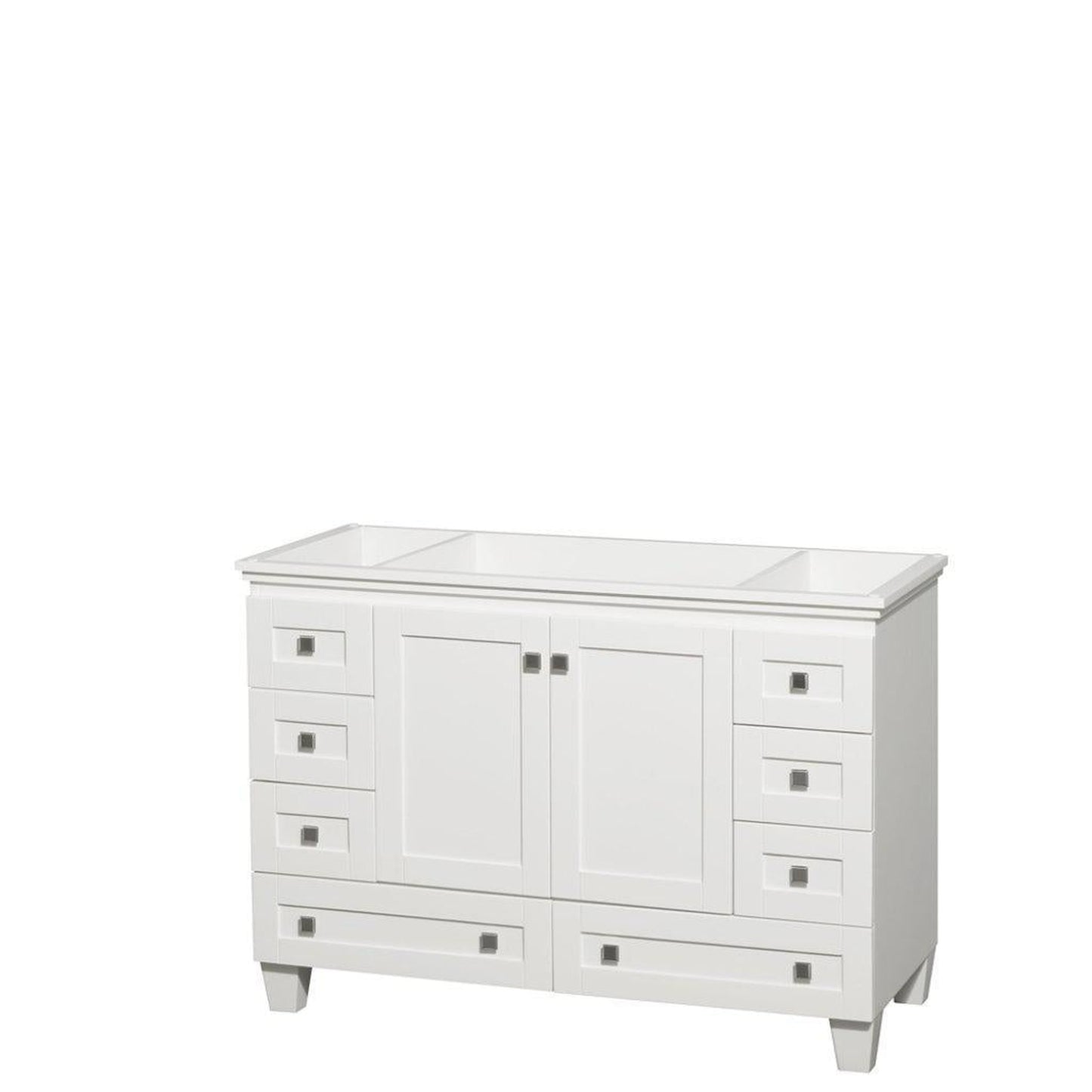 Wyndham Collection Acclaim 48" Single Bathroom White Vanity