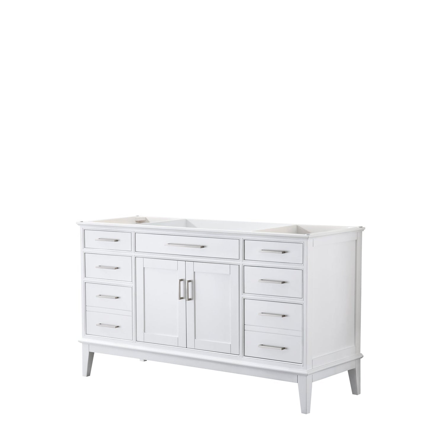Wyndham Collection Margate 60" Single Bathroom White Vanity