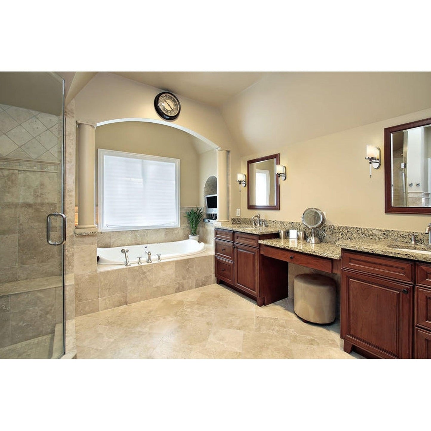 Z-Lite Argenta 5" 1-Light Chrome Wall Sconce With Clear Glass and Matte Opal Shade