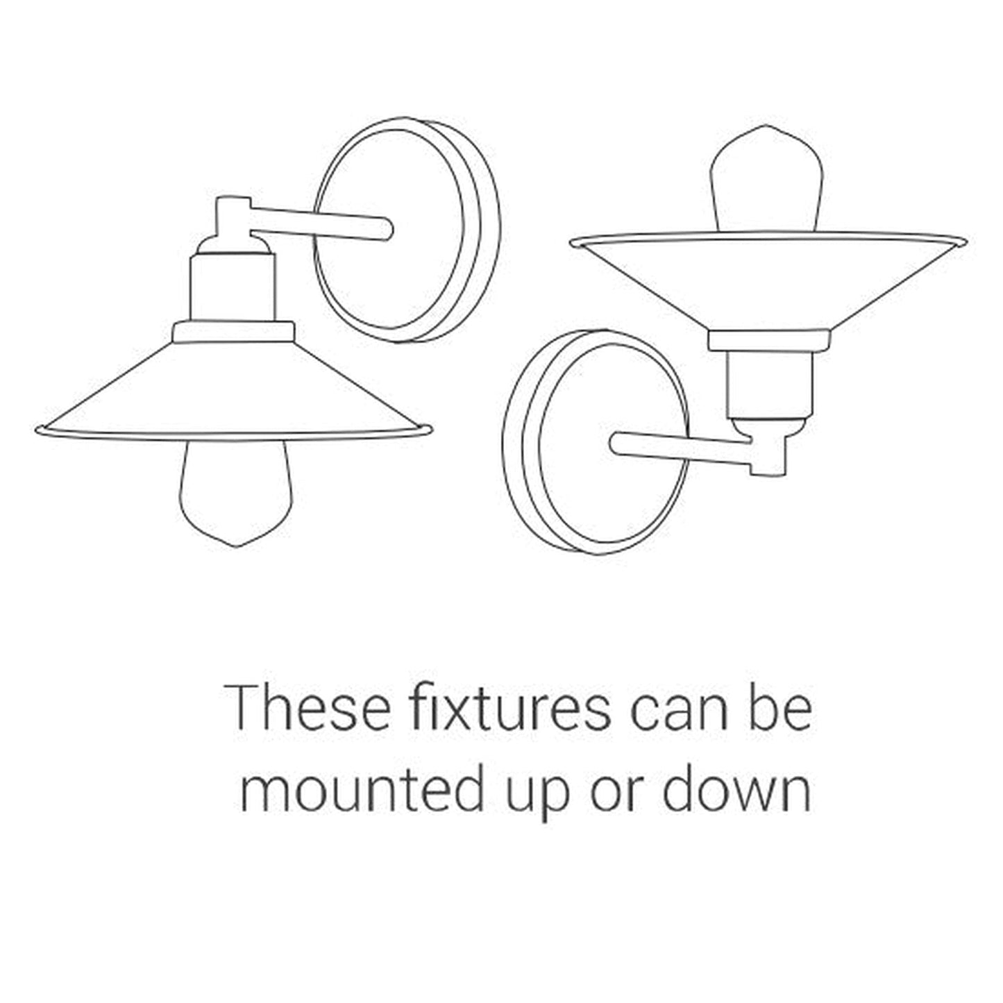 Z-Lite Casa 8" 1-Light Olde Bronze Vanity Light With Olde Bronze Steel Shade