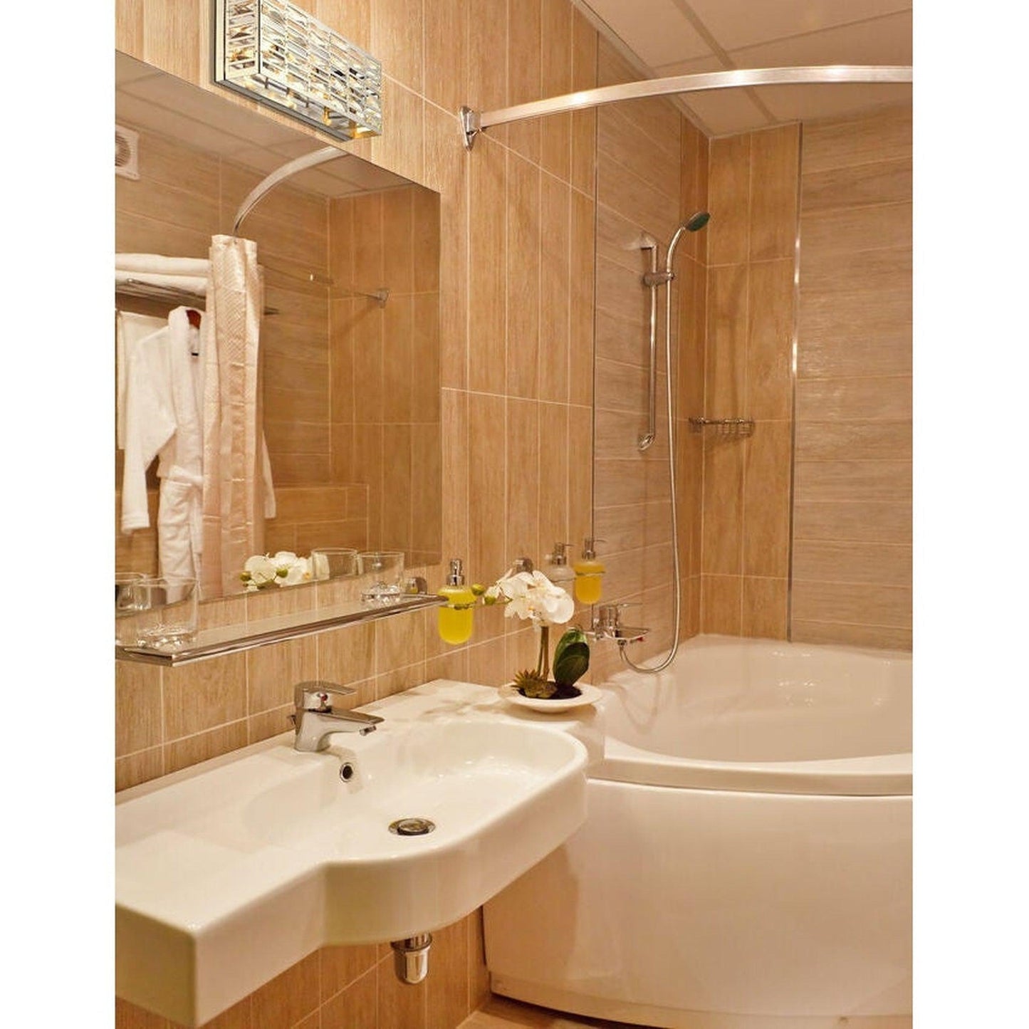 Z-Lite Cronise 24" 3-Light Chrome Frame Finish Vanity Light