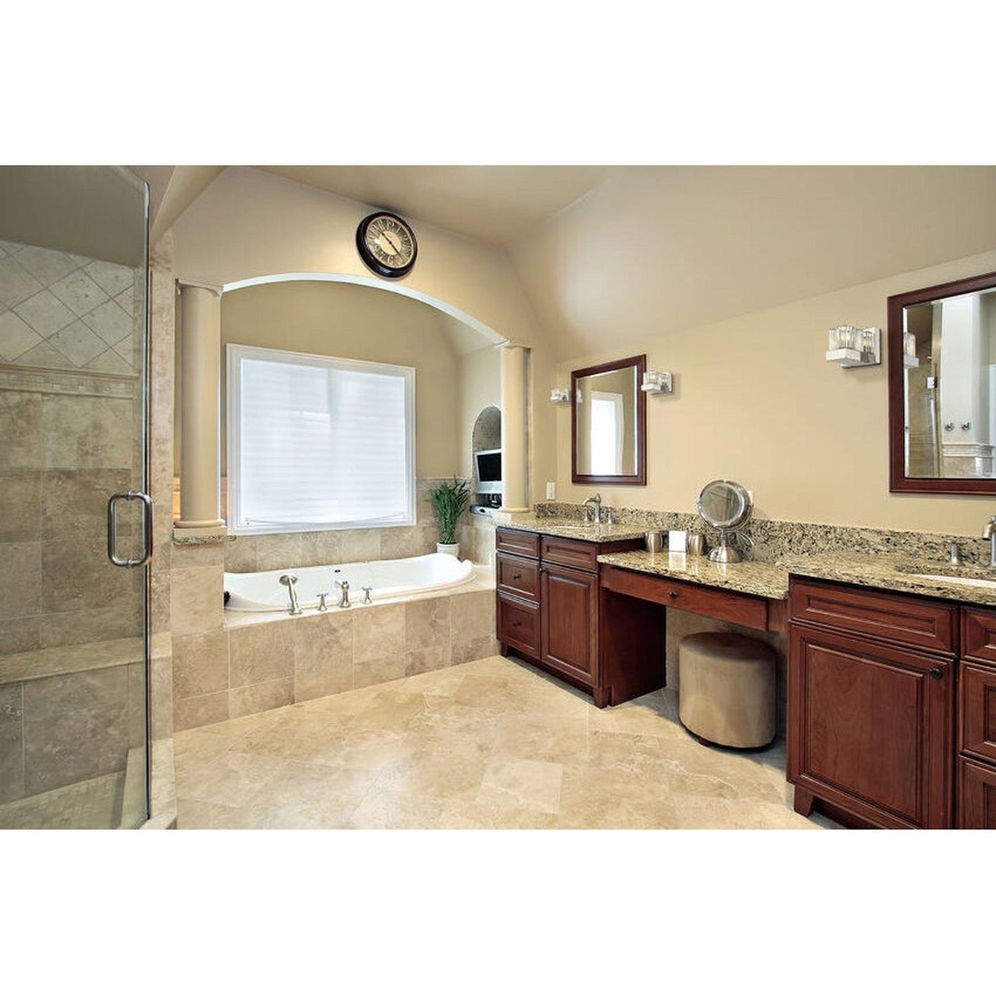 Z-Lite Fallon 6" 1-Light Chrome Wall Sconce With Clear Ribbed and Frosted Crystal Shade