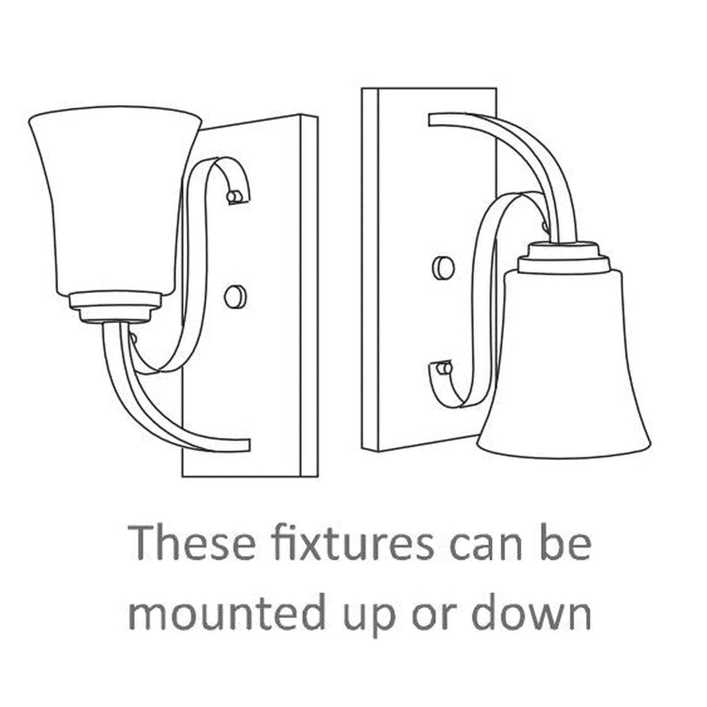 Z-Lite Halliwell 14" 2-Light Bronze Vanity Light With Clear Seedy Glass Shade