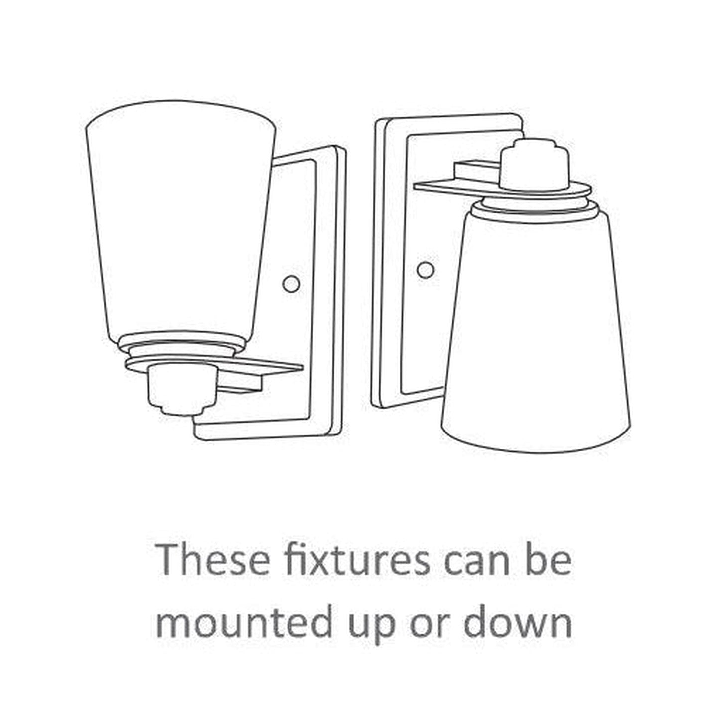 Z-Lite Kayla 5" 1-Light Brushed Nickel Wall Sconce With Matte Opal Glass Shade