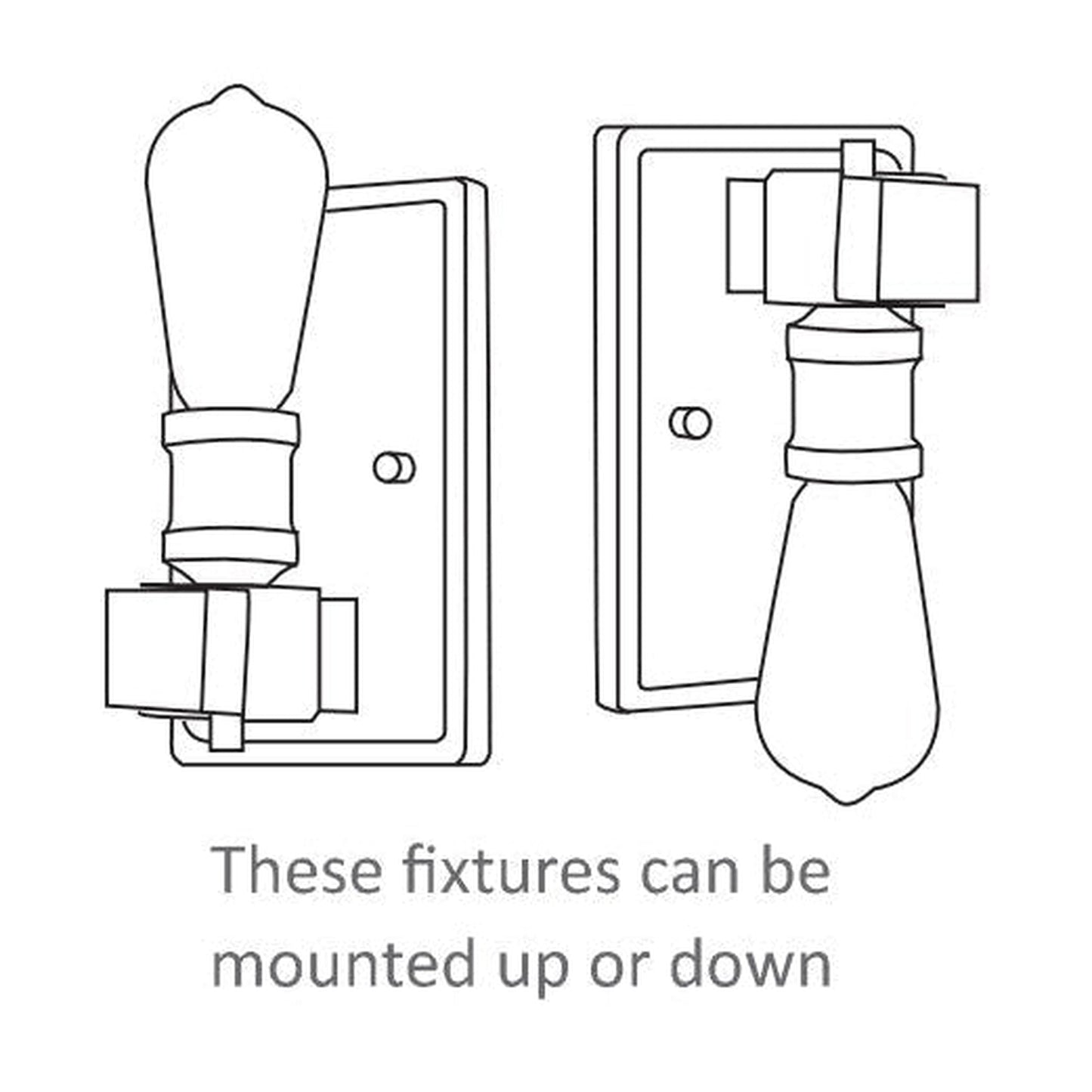 Z-Lite Kirkland 14" 2-Light Rustic Mahogany Vanity Light