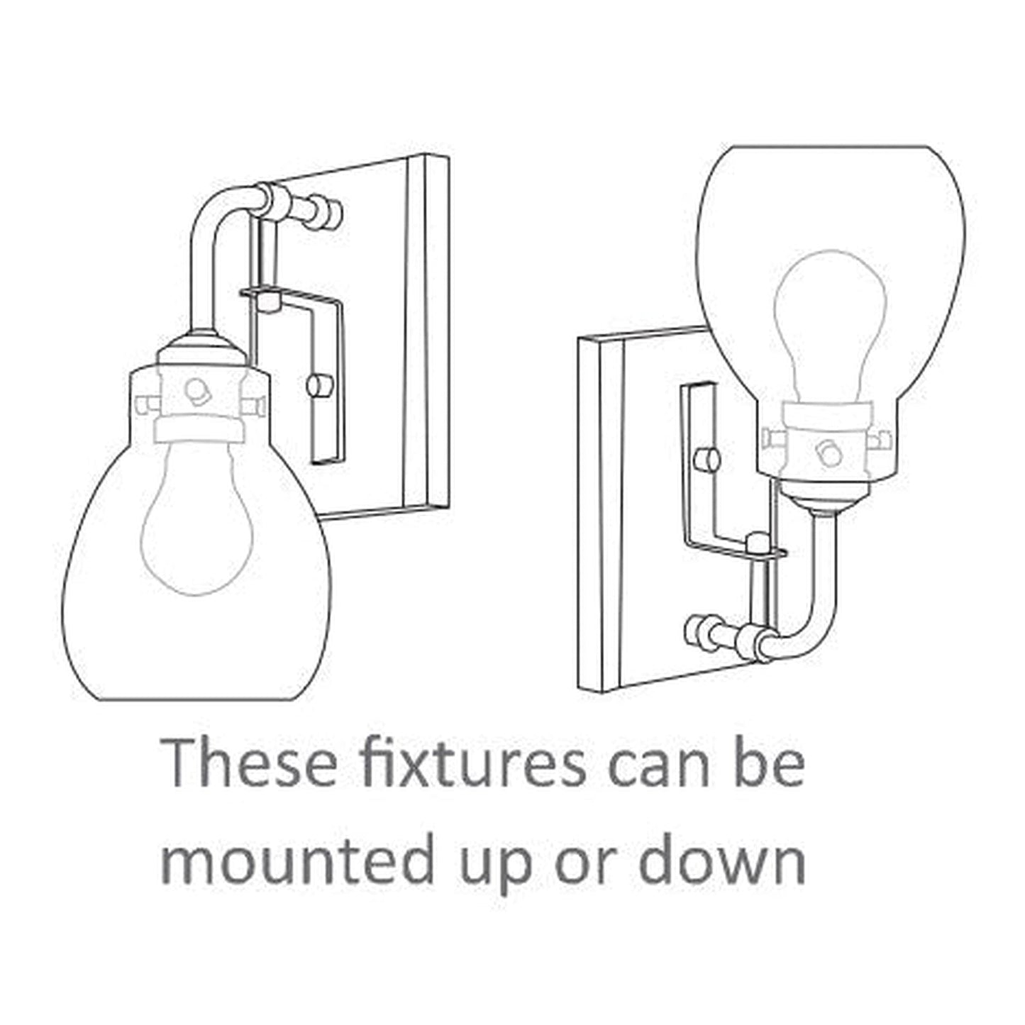 Z-Lite Kraken 5" 1-Light Matte Black and Olde Brass Wall Sconce With Clear Glass Shade