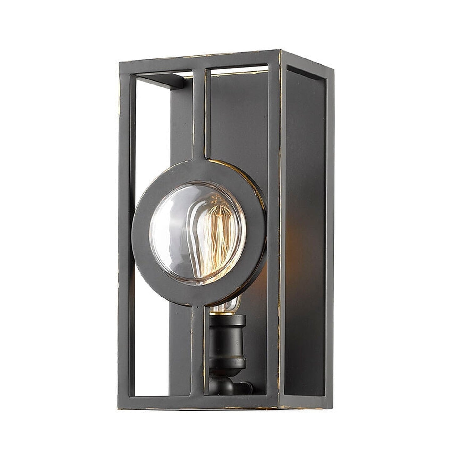 Z-Lite Port 6" 1-Light Olde Bronze Wall Sconce