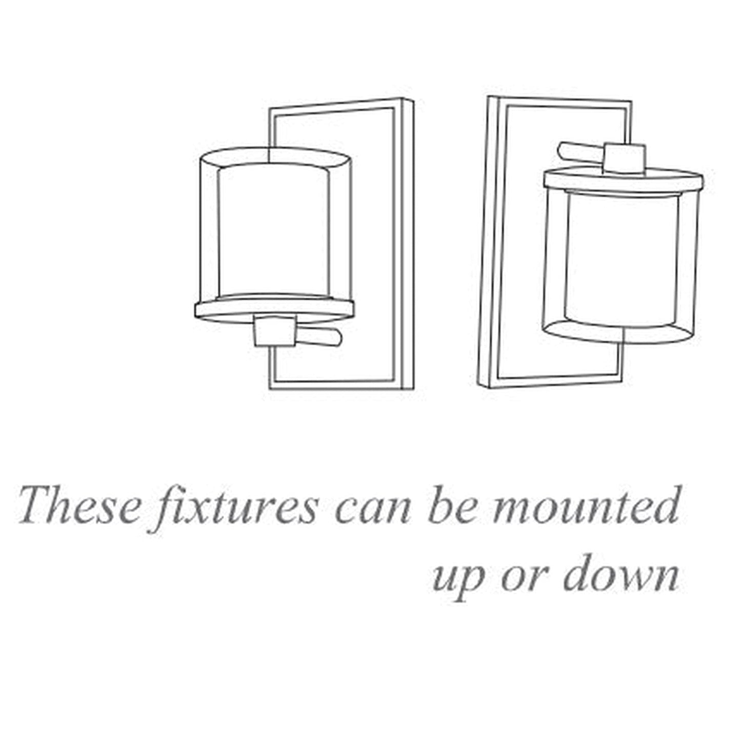 Z-Lite Schema 32" 4-Light LED Brushed Nickel Vanity Light With Clear and Matte Opal Glass Shade