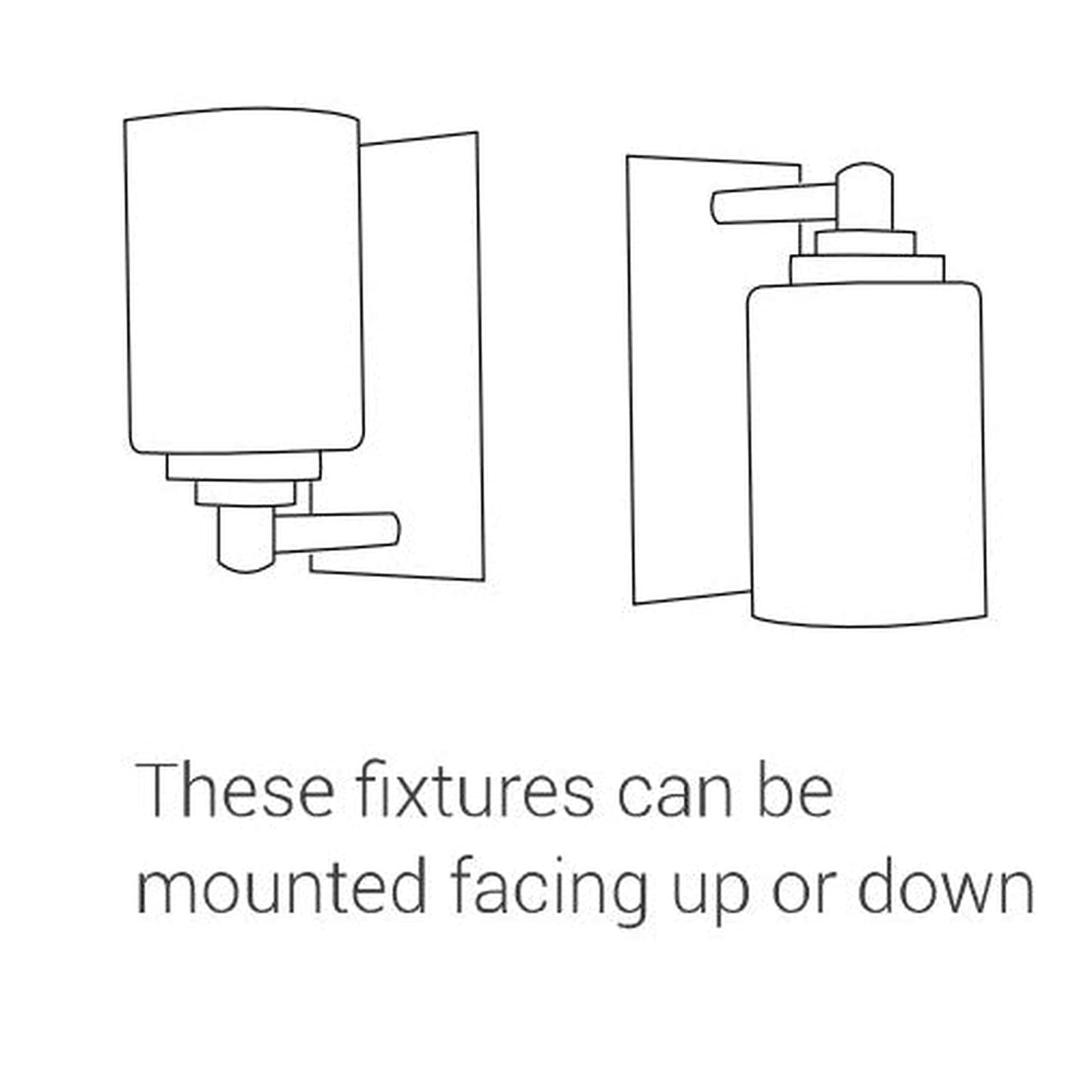 Z-Lite Soledad 16" 2-Light Matte Black Vanity Light With White Glass Shade