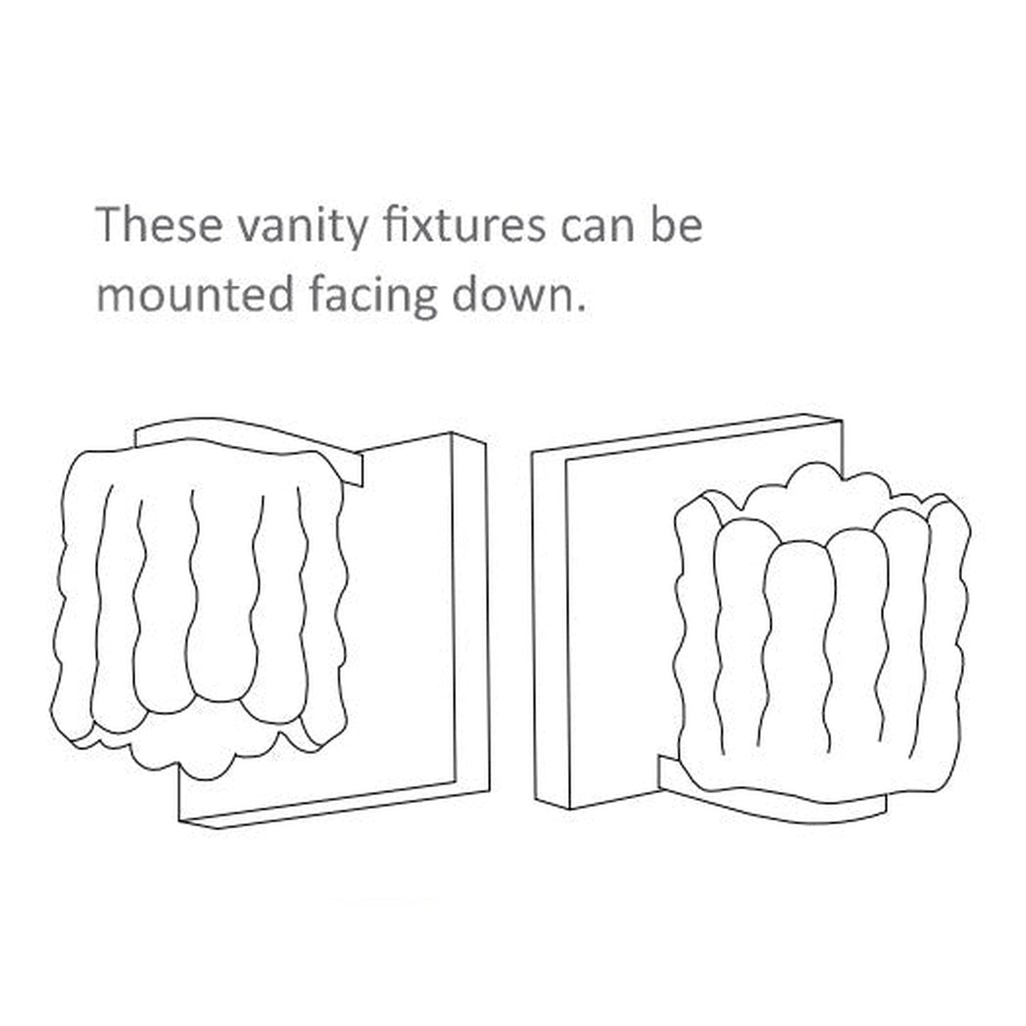 Z-Lite Tempest 13" 2-Light LED Chrome Vanity Light With Crystal Glass Shade