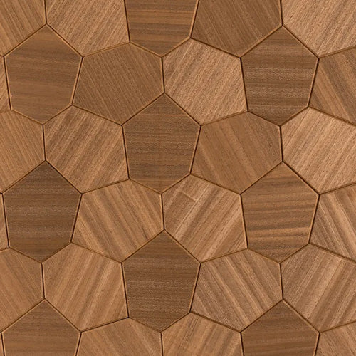 PROSAUNAS Thermo-Aspen Modern 1x4 10' Thermally-Modified Decorative Sauna Wall Material Panel