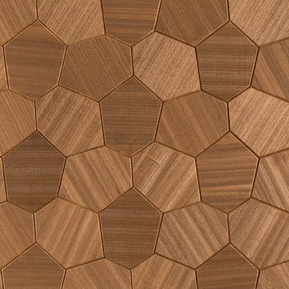 PROSAUNAS Thermo-Aspen Modern 1x4 10' Thermally-Modified Decorative Sauna Wall Material Panel