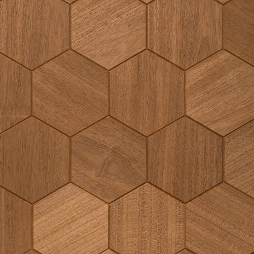 PROSAUNAS Thermo-Aspen HIVE 1x4 10' Thermally-Modified Decorative Sauna Wall Material Panel