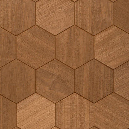 PROSAUNAS Thermo-Aspen HIVE 1x4 10' Thermally-Modified Decorative Sauna Wall Material Panel