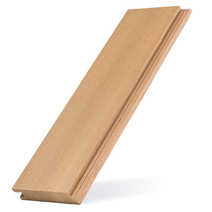PROSAUNAS Cedar 1x4 2' Clear Grade A+ Vertical Grain Tongue & Groove Nickel-Gap Sauna Wall Material