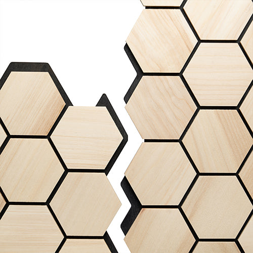 PROSAUNAS Aspen HIVE 1x4 10' Decorative Sauna Wall Material Panel