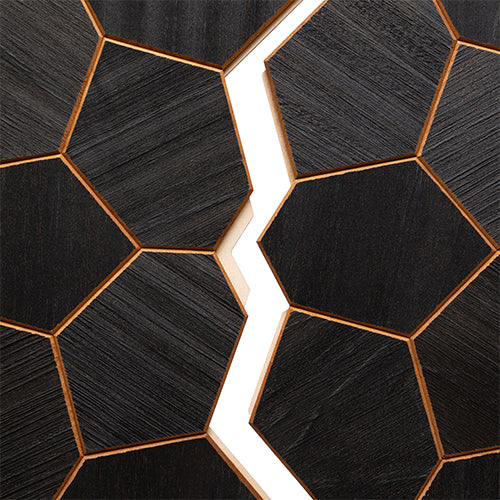 PROSAUNAS Aspen Modern Midnight Black 1x4 10' Black-Wax Finished Decorative Sauna Wall Material Panel