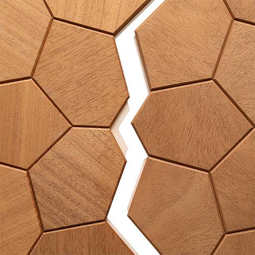 PROSAUNAS Thermo-Aspen Modern 1x4 10' Thermally-Modified Decorative Sauna Wall Material Panel