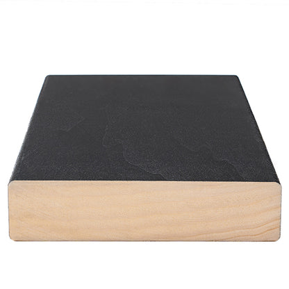 PROSAUNAS Aspen Midnight Black 2x5 10' Black-Wax Finished Smooth 4 Sides Eased Edges SHP Sauna Bench Material