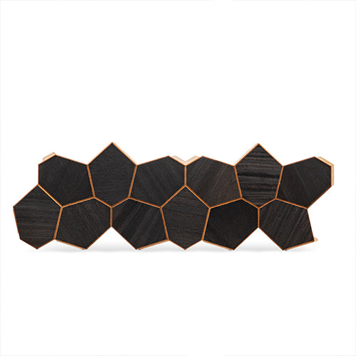 PROSAUNAS Aspen Modern Midnight Black 1x4 10' Black-Wax Finished Decorative Sauna Wall Material Panel