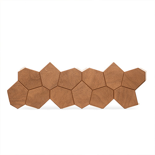 PROSAUNAS Thermo-Aspen Modern 1x4 10' Thermally-Modified Decorative Sauna Wall Material Panel