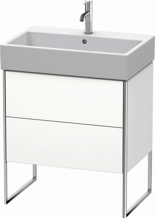 Duravit XSquare 27" White Matt Two Drawer Floorstanding Vanity Unit (XS447401818)