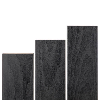 PROSAUNAS Aspen Midnight Black 2x5 5' Black-Wax Finished Smooth 4 Sides Eased Edges SHP Sauna Bench Material