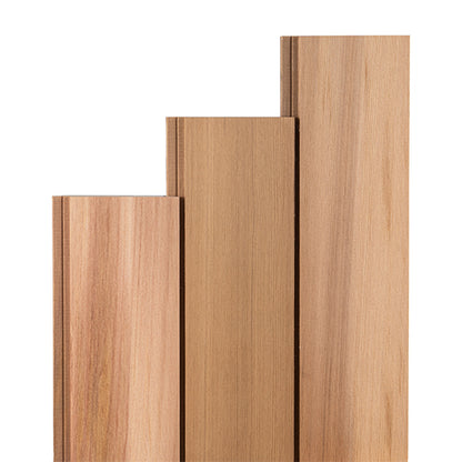 PROSAUNAS Cedar 1x4 1' Clear Grade A+ Vertical Grain Tongue & Groove Nickel-Gap Sauna Wall Material