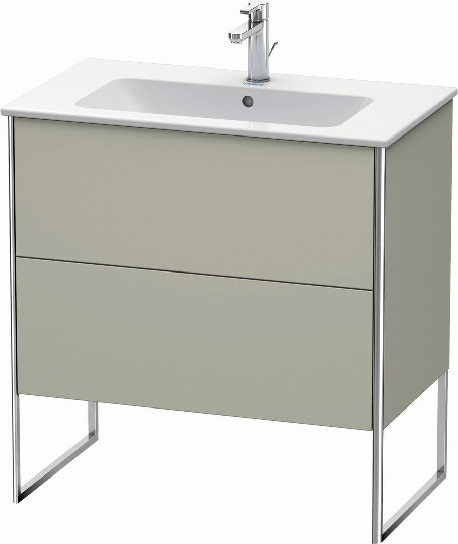 Duravit XSquare 32" Taupe Two Drawer Floorstanding Vanity Unit (XS444606060)