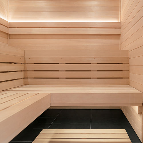 PROSAUNAS Dual-Zone 2 x 16' Linear White Dimmable LED Neon Sauna Light Kit